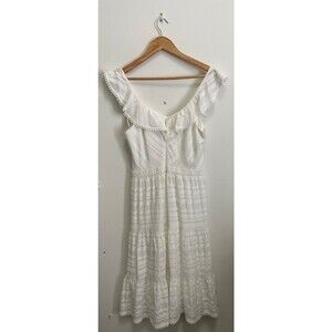 Antonio Melani White Maxi Dress Size 6